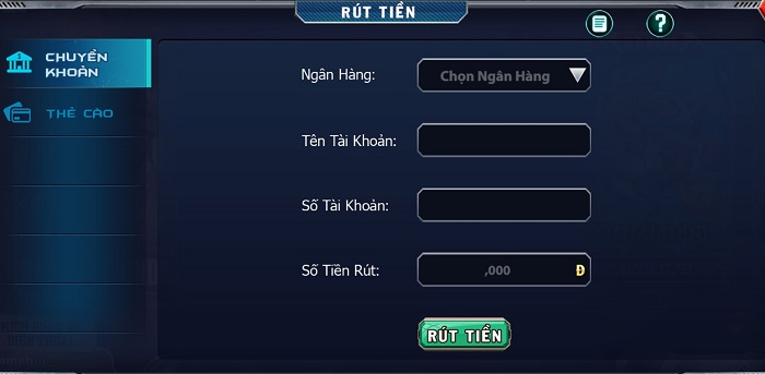 Rút B52 Ngân Hàng