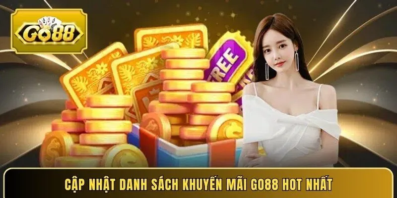 Cập nhật danh sách khuyến mãi Go88 hot nhất