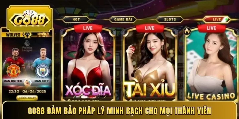 Go88 đảm bảo pháp lý minh bạch cho mọi thành viên